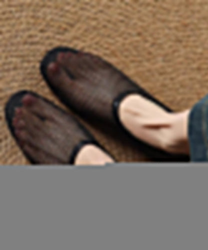 Hiking Comfortable Out Sandals Sheepskin Hollow Beige