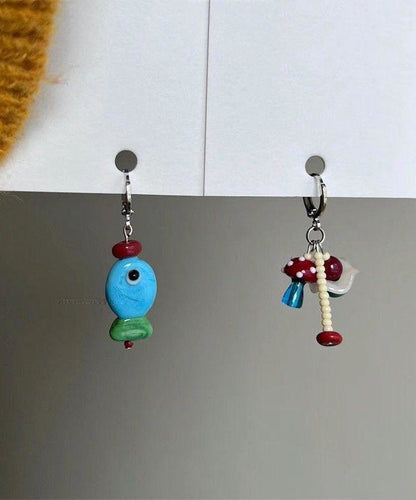 Little Drop Steel Stainless And Fish Mushroom Asymmetrical DIY