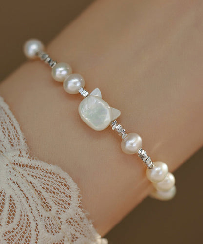 Crushed Pearl Little Sterling DIY Cats Silver White