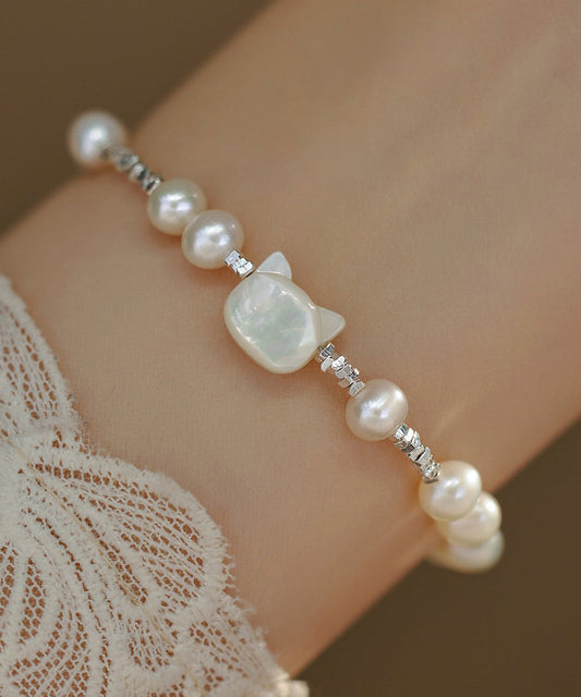 Crushed Pearl Little Sterling DIY Cats Silver White