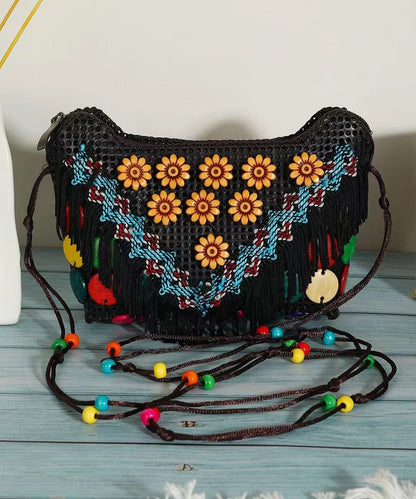 Ethnic Style Coconut Shell Handmade Woven Crossbody Bag HJ1020