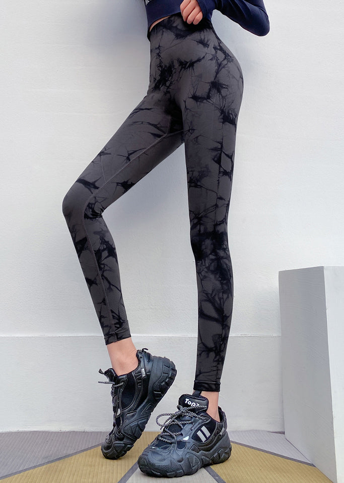 Print High Waist Capri Black Gym Shark Fashion Leggings