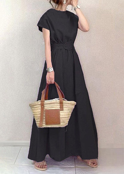 Cotton Tunic Summer Dress Ankle Large Exra Hem Fashion Lavender