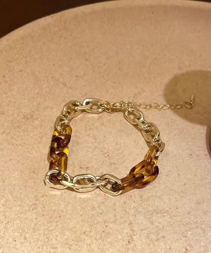 Patchwork Bracelet Overgild Fashion Leopard Charm Metal