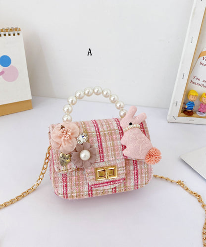 Fashionable Cute Mini Kids Girls Nail bead Messenger Bag IU017