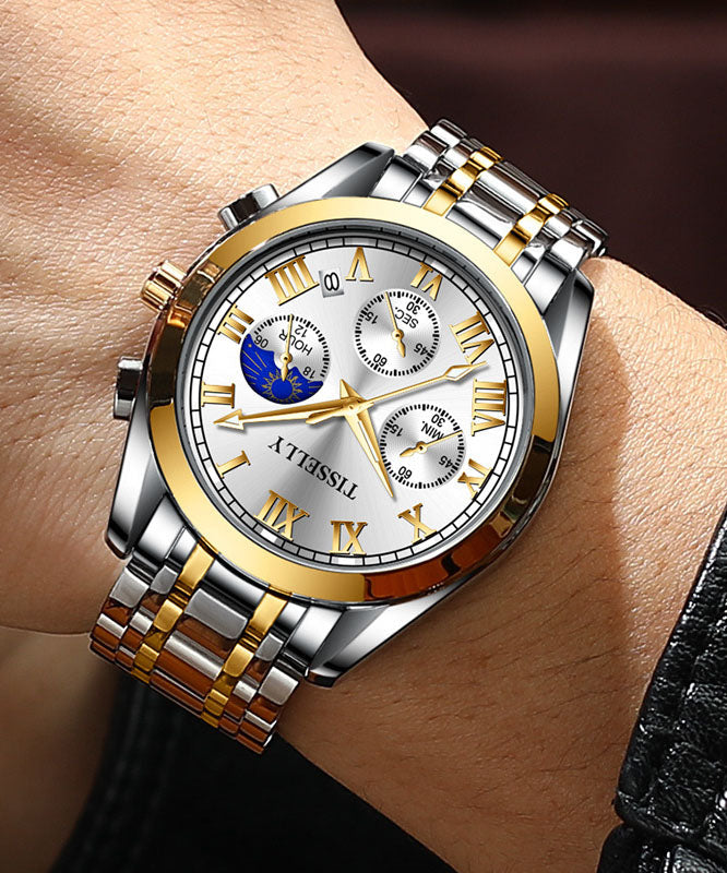 Waterproof Alloy Stainless Black Reinforced Fine Blue Steel Glass