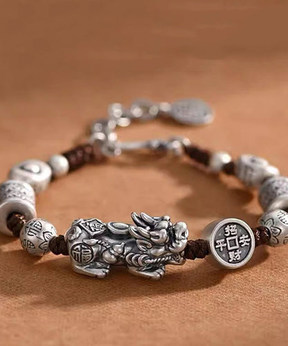 Charm A Wild Mythical Silk Animal Sterling Silver Fine Men