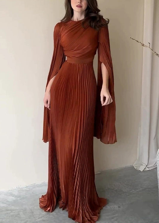 Light French Cotton Party Dress Wrinkled Waist Blue High Spring