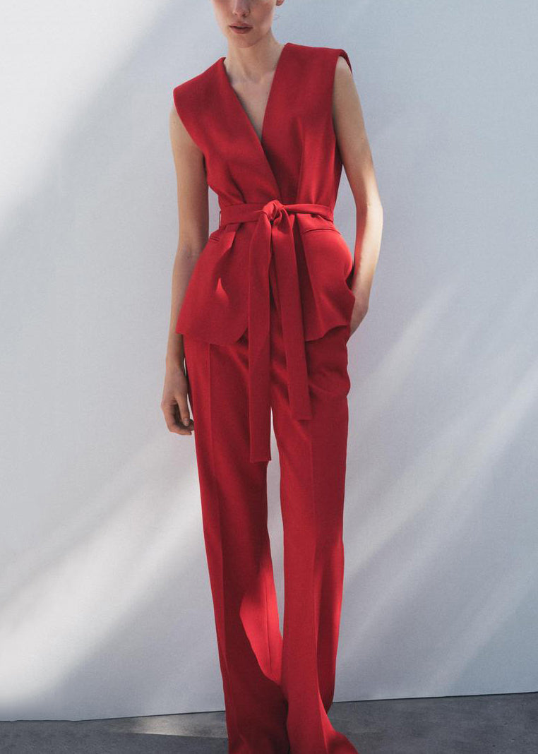 Up Pants Italian Neck Spandex Waistcoat And Two V Lace White