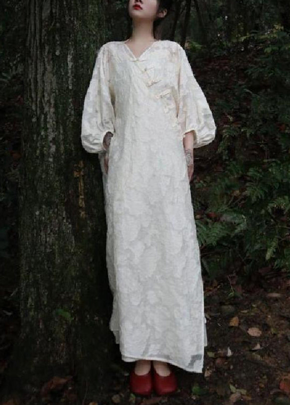 Beige Pieces Side Jacquard Set Button Two Fall Cotton Open