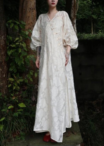 Beige Pieces Side Jacquard Set Button Two Fall Cotton Open