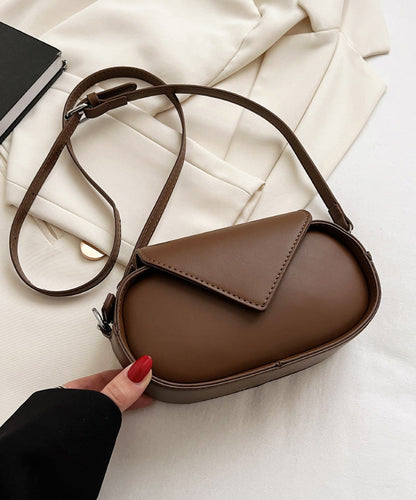 Crossbody Coffee Leather Fashion Korean Calf Bag