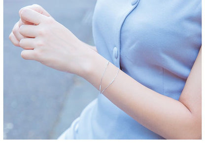 Segment Bar Bracelet Sterling Silver 925