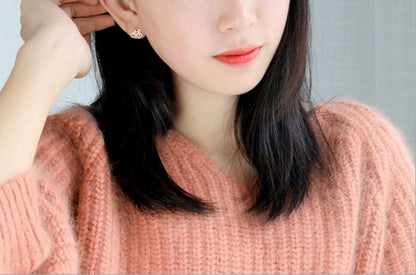 Earring Silver Bicycle 925 Sterling