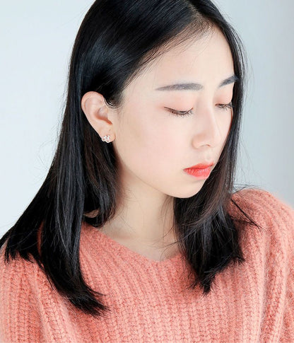 Earring Silver Bicycle 925 Sterling