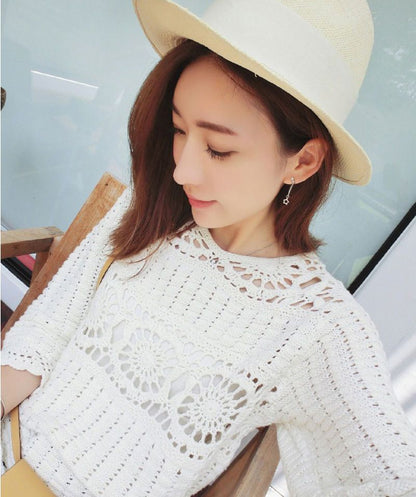 Silver Star Sterling 925 Drop Earring Asymmetrical