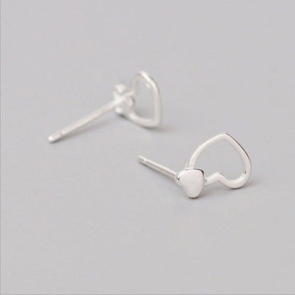 Earring Silver Sterling 925 Heart
