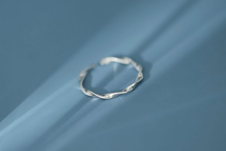 Ring Sterling Twisted Silver
