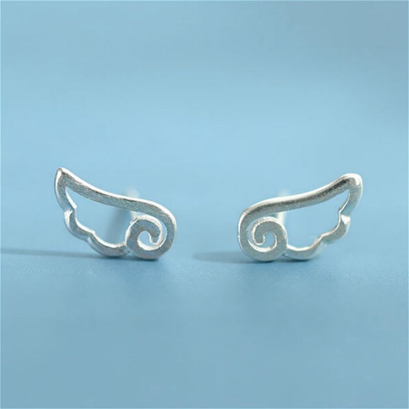 Wings Silver Sterling Earring