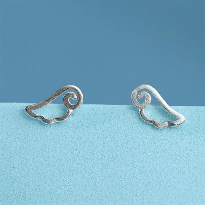 Wings Silver Sterling Earring