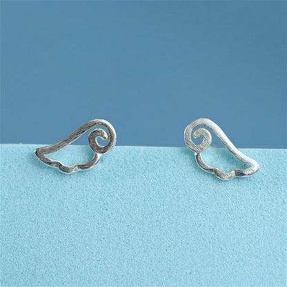 Wings Silver Sterling Earring