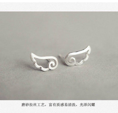 Wings Silver Sterling Earring