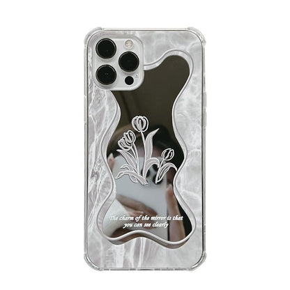 Phone Flower Mirrored Case