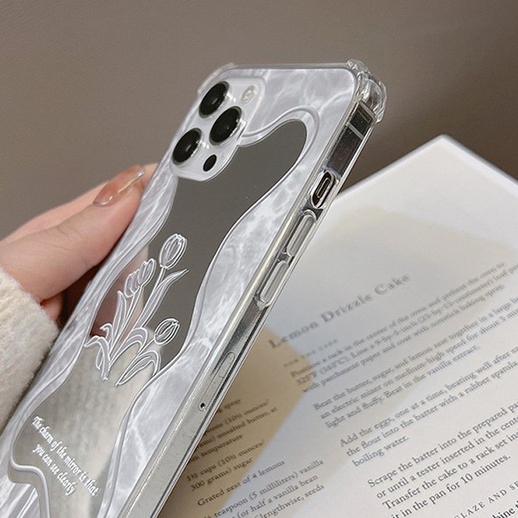 Phone Flower Mirrored Case