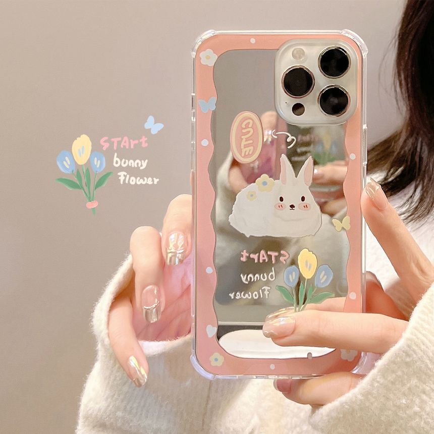 Mirrored Phone Rabbit Case