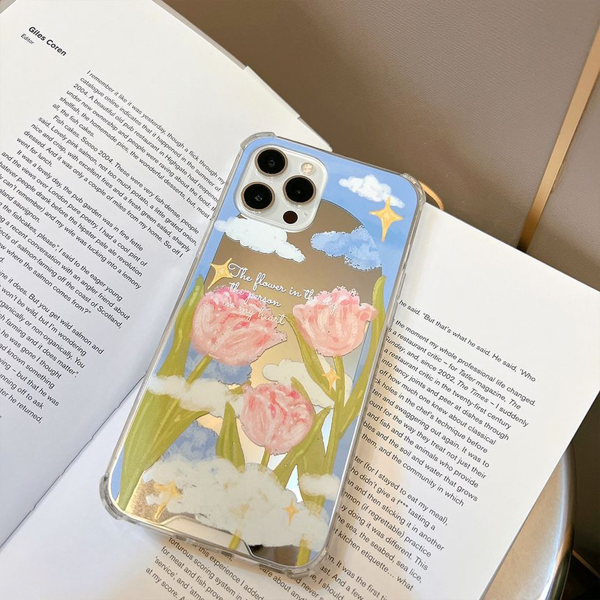Flower Phone Mirrored Case