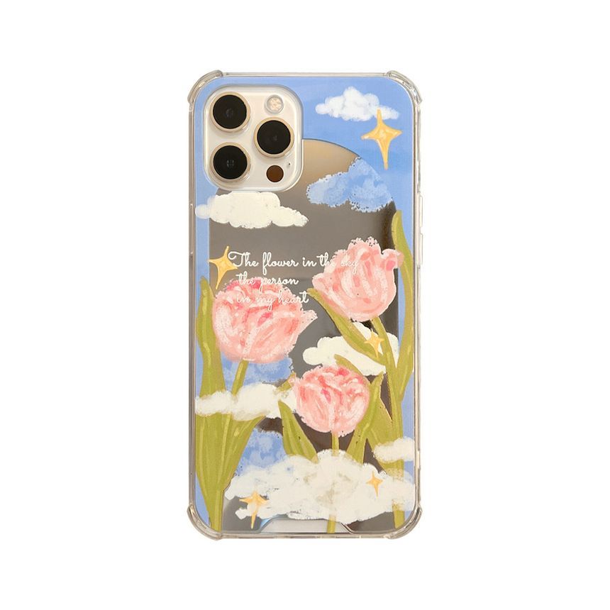 Flower Phone Mirrored Case