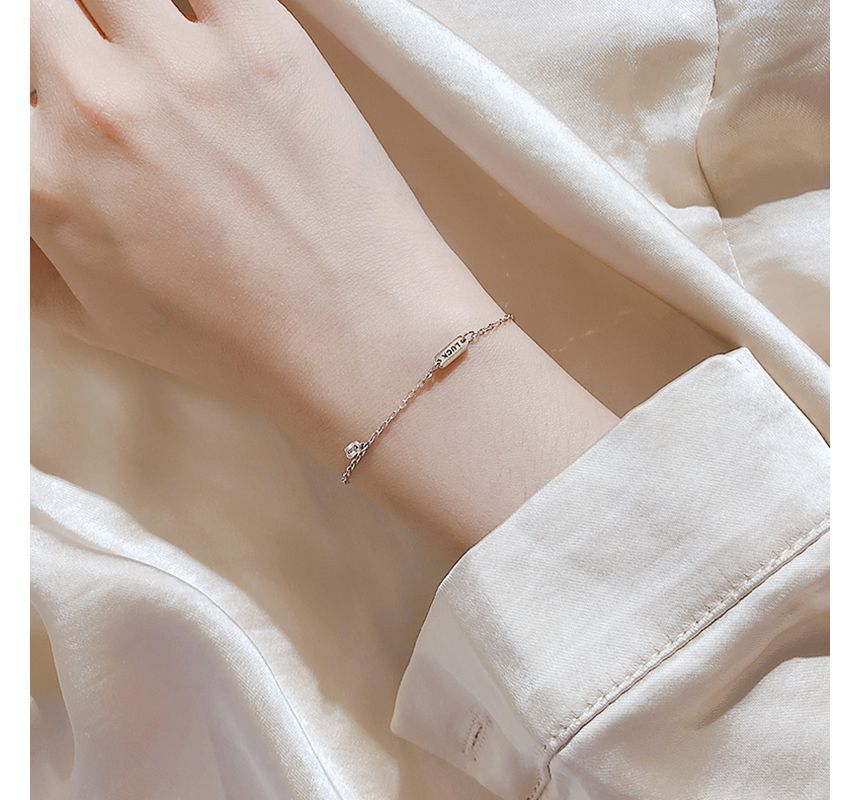 Bracelet Sterling LUCK Silver