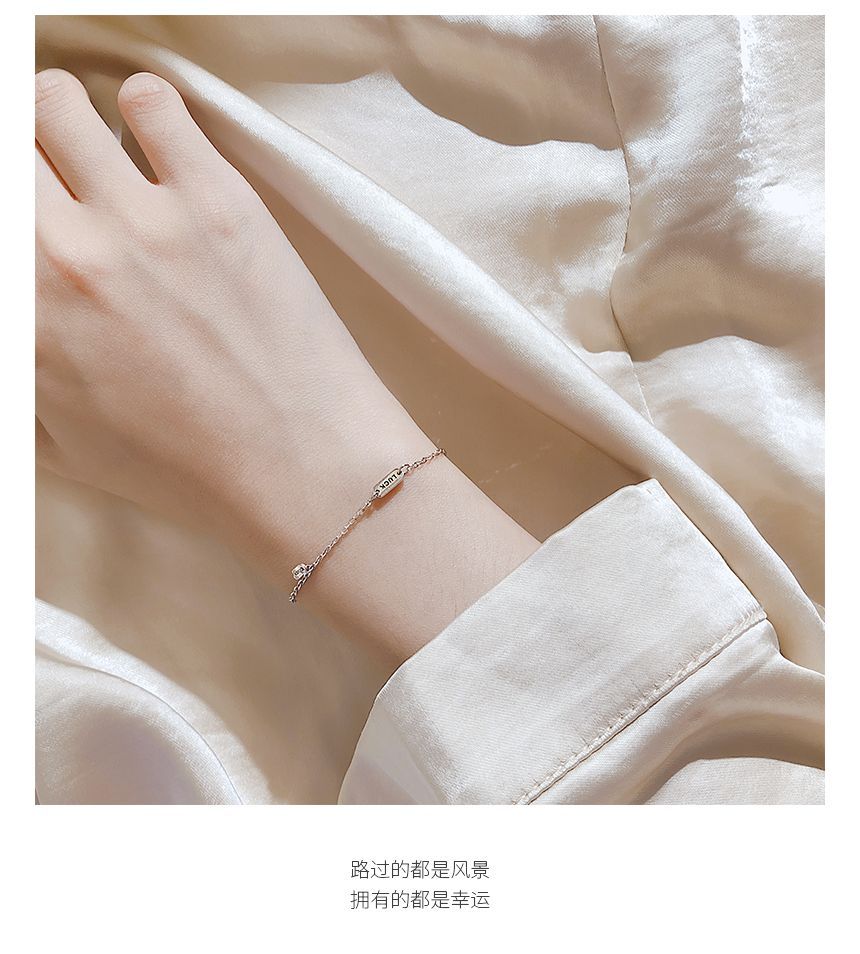 Bracelet Sterling LUCK Silver