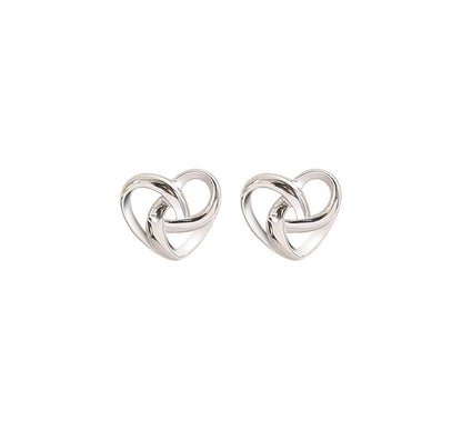 Heart Stud Sterling Silver Earring
