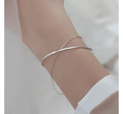 Layered Bracelet Sterling Silver