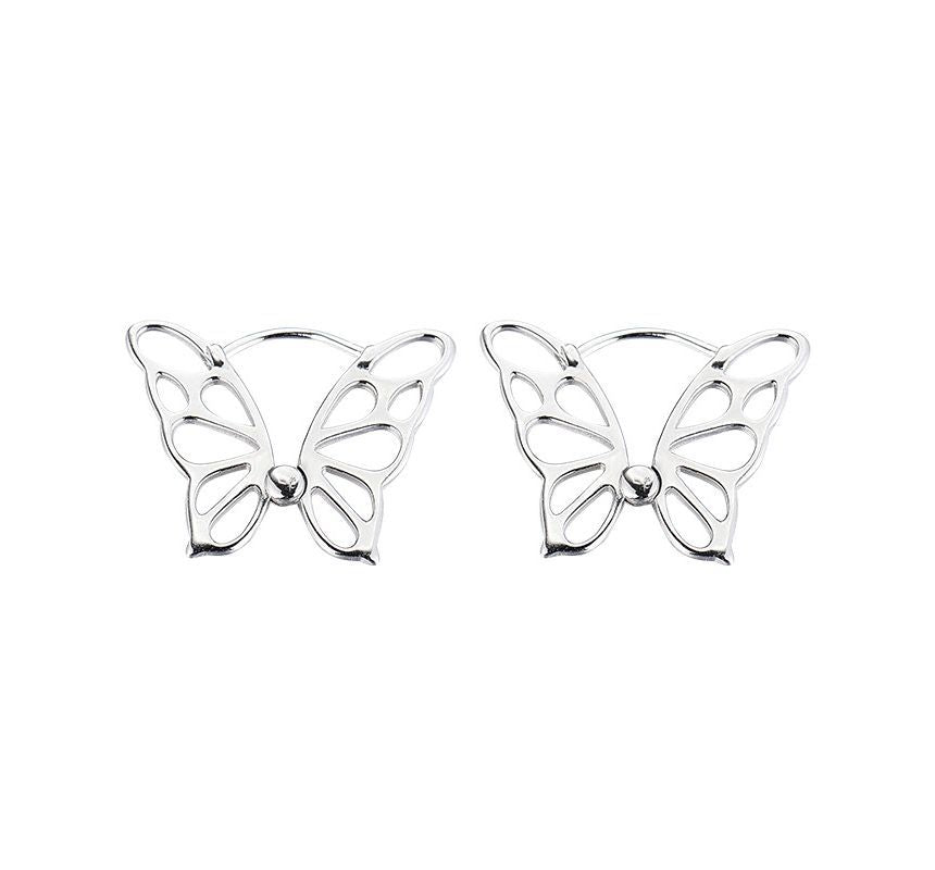Earring Sterling Butterfly Silver