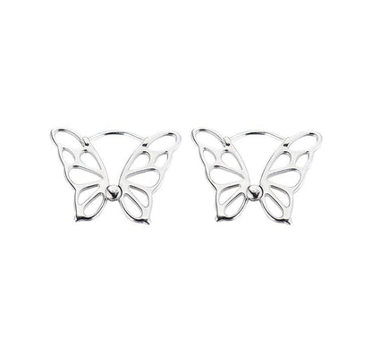 Earring Sterling Butterfly Silver