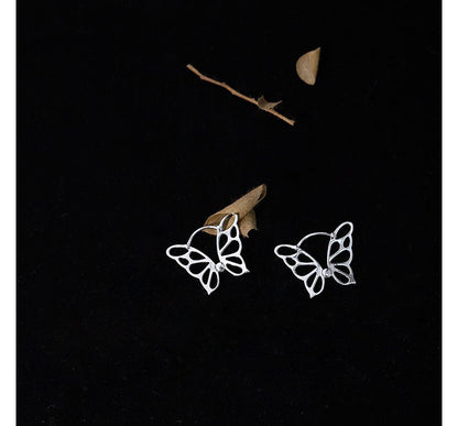 Earring Sterling Butterfly Silver