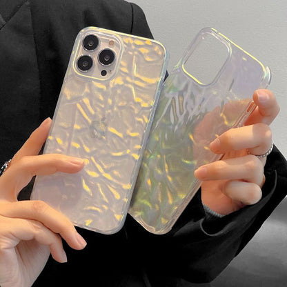 Transparent Textured Case Phone
