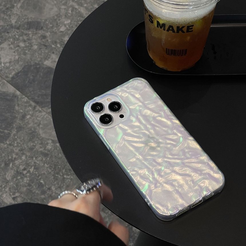 Transparent Textured Case Phone