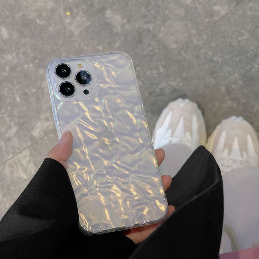 Transparent Textured Case Phone