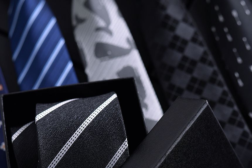 Striped No Tie Neck Tie (various designs)