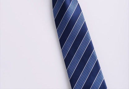 Striped No Tie Neck Tie