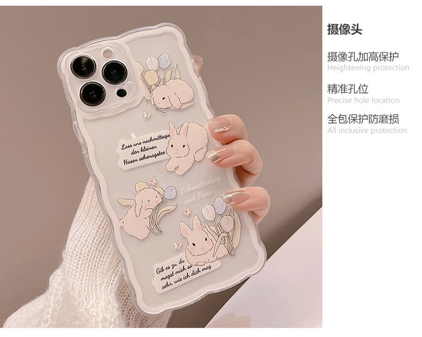 Case Rabbit Transparent Phone