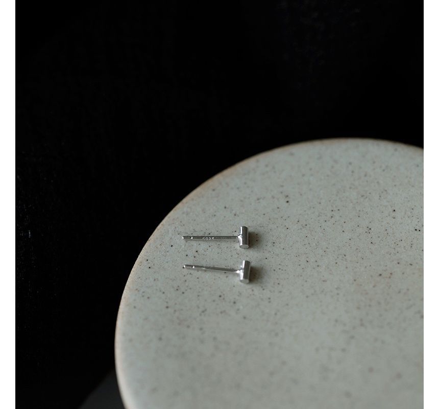 Sterling Earring Stud Silver