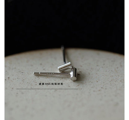 Sterling Earring Stud Silver
