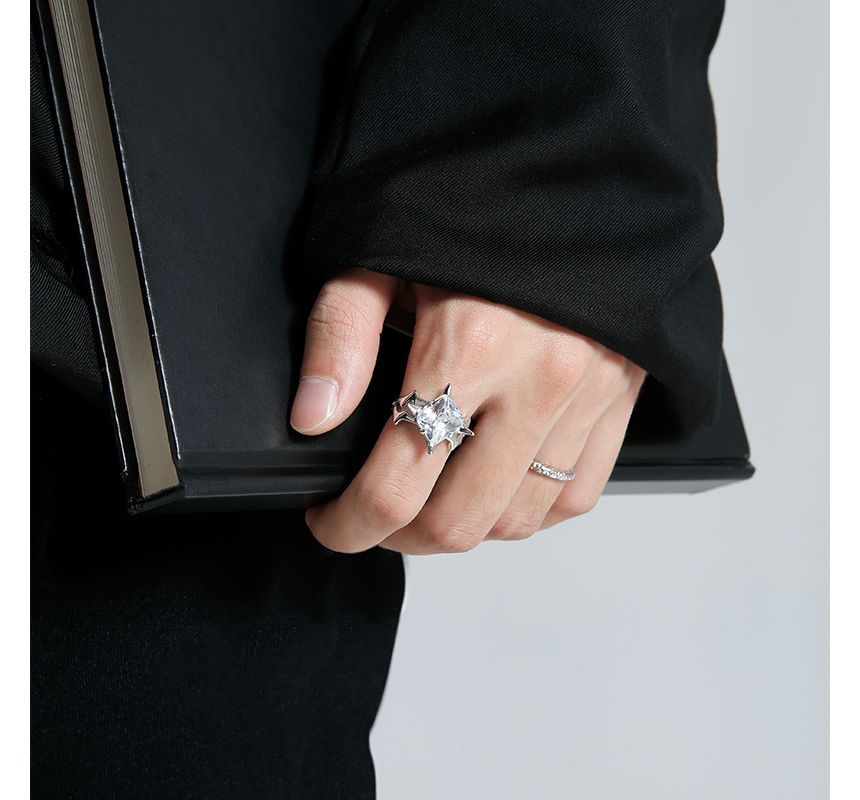 Rhinestone Open Ring / Set