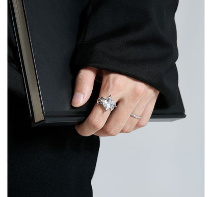 Rhinestone Open Ring / Set