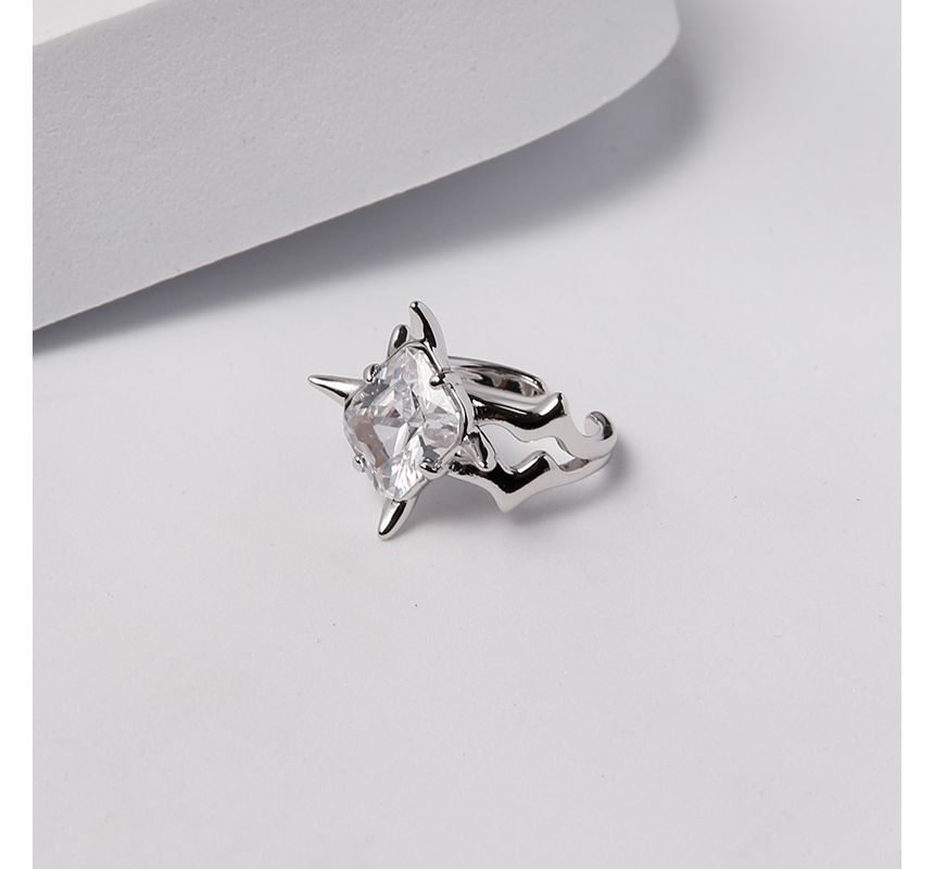 Rhinestone Open Ring / Set