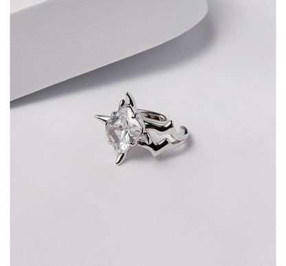 Rhinestone Open Ring / Set
